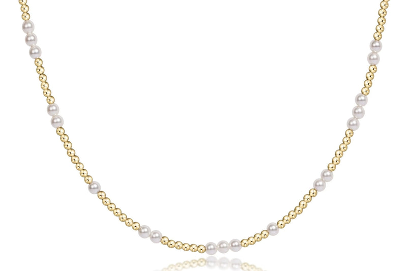 15" choker hope unwritten - 3mm pearl