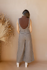 penelope houndstooth jumpsuit