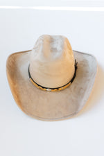 kasey suede cowboy hat