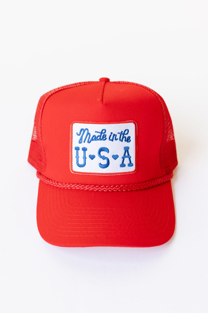 made in the usa trucker hat