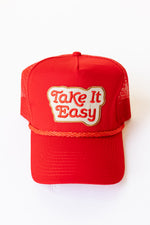 take it easy trucker hat