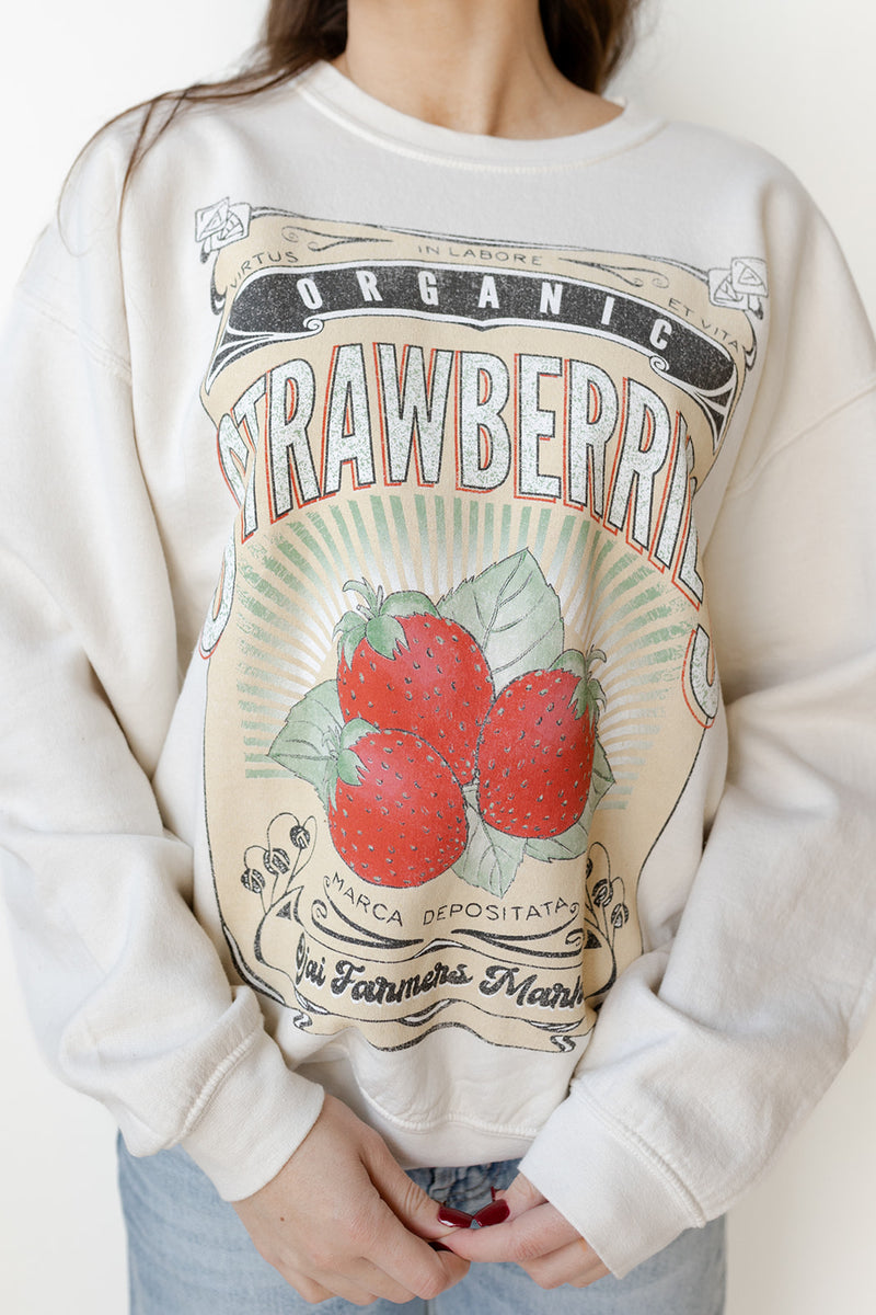 strawberries sweatshirt