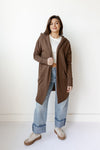 longline hoodie cardigan