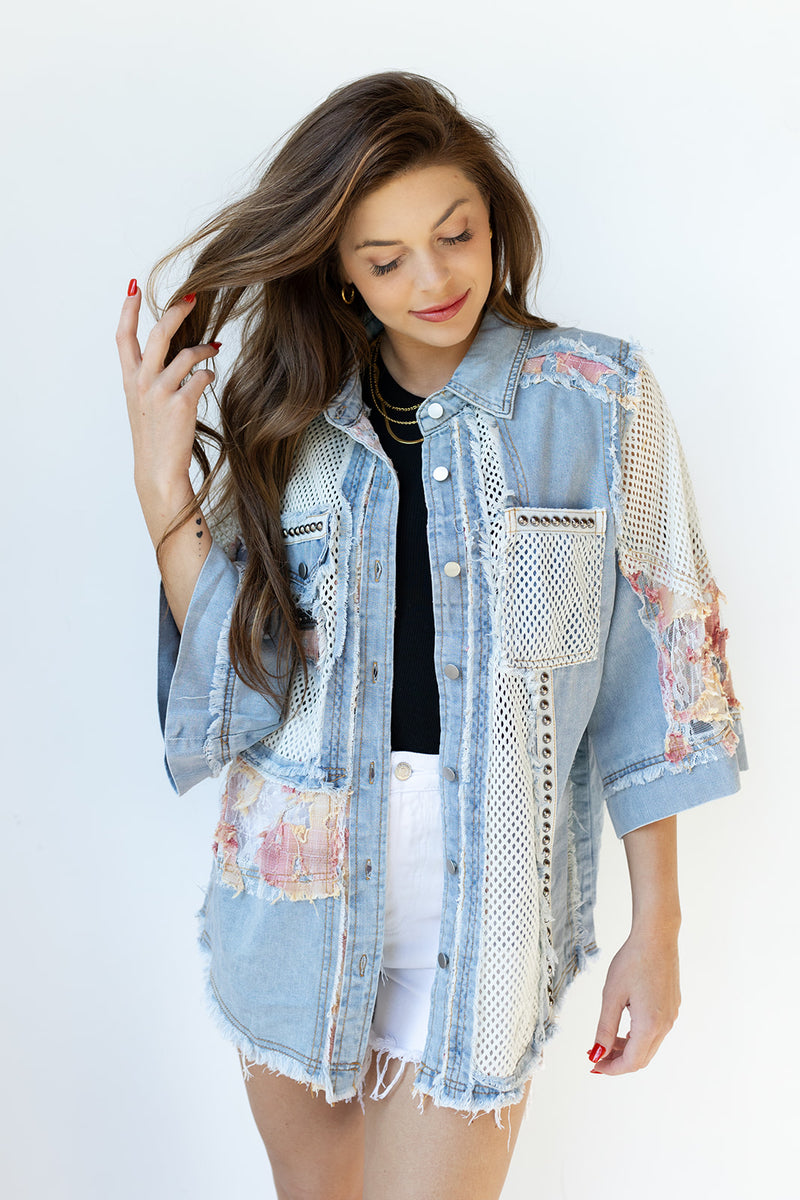 mode, holly denim jacket