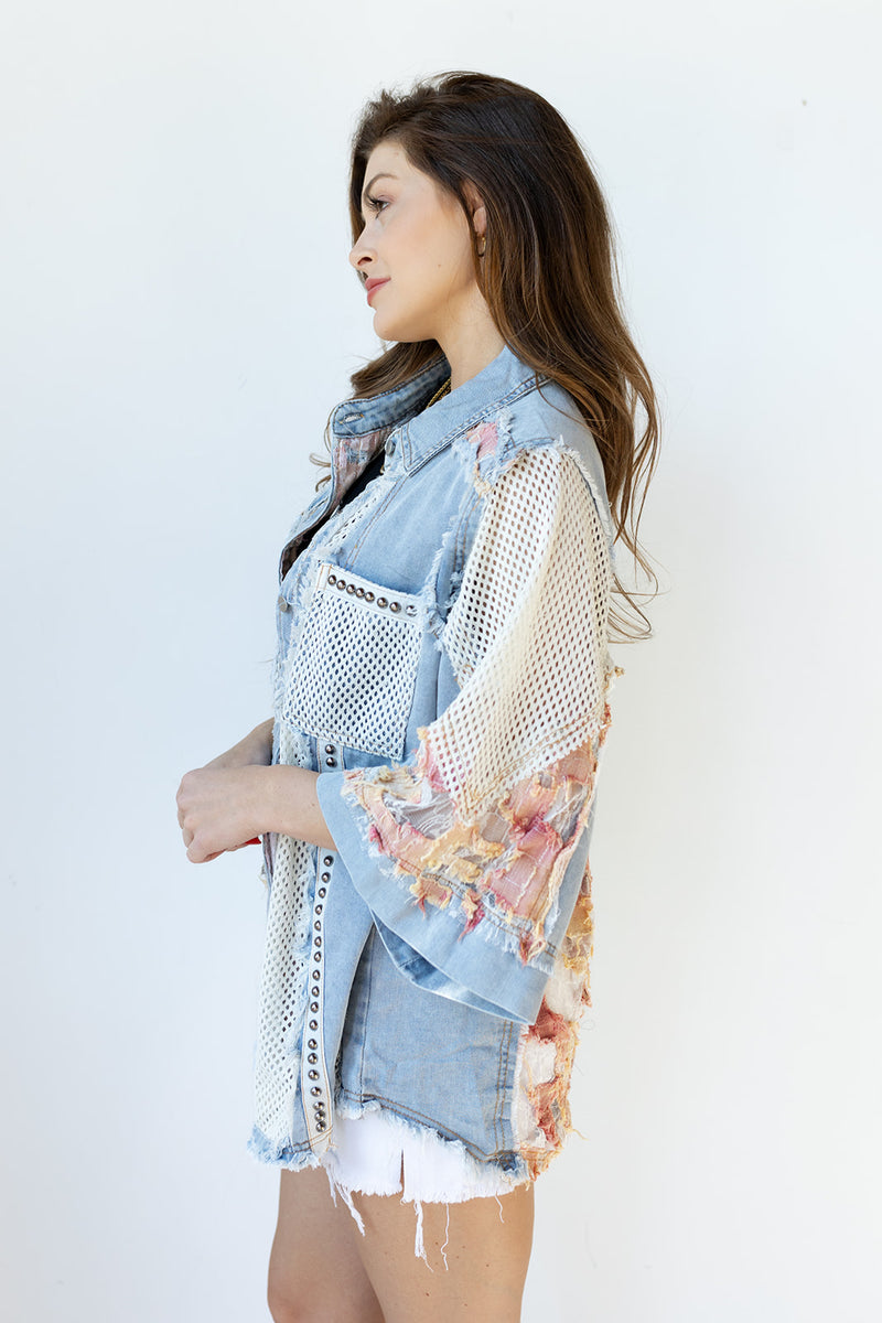 mode, holly denim jacket