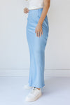 french satin fishtail skirt