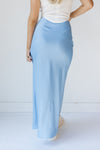 french satin fishtail skirt