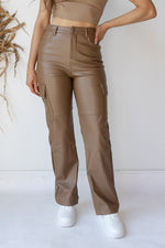 jones leather cargo pant