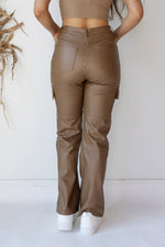 jones leather cargo pant