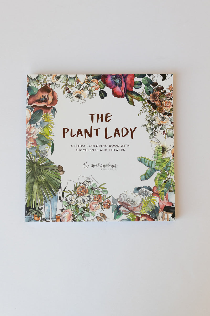 plant lady coloring book