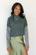 makenna color block sweater