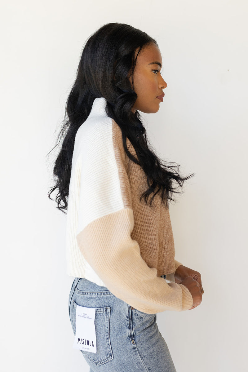 makenna color block sweater