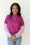 makenna color block sweater