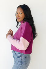 makenna color block sweater