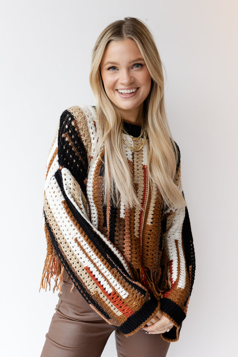 renata fringe sweater