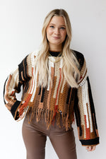 renata fringe sweater