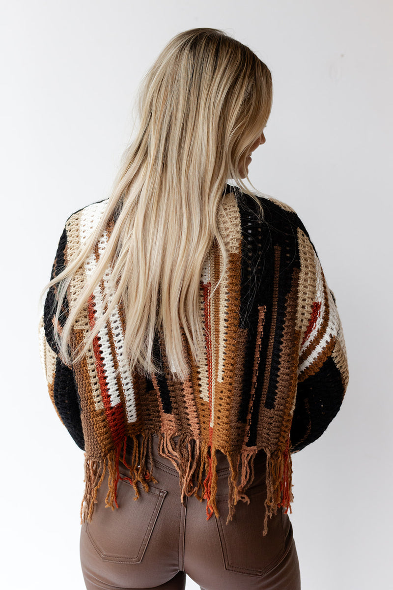 renata fringe sweater