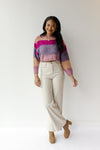 kenia knit crop sweater