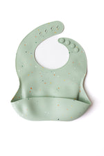 confetti silicone bib