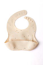 confetti silicone bib