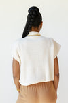 simone power shoulder sweater