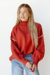 cassandra mock neck sweater