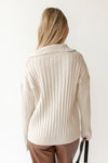 seaside collar knit sweater