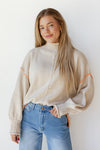 cassandra mock neck sweater