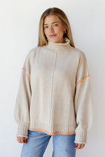 cassandra mock neck sweater