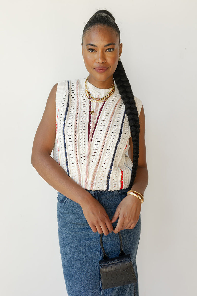 olivia oversized sweater vest