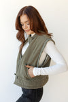 ellis quilted zipper vest