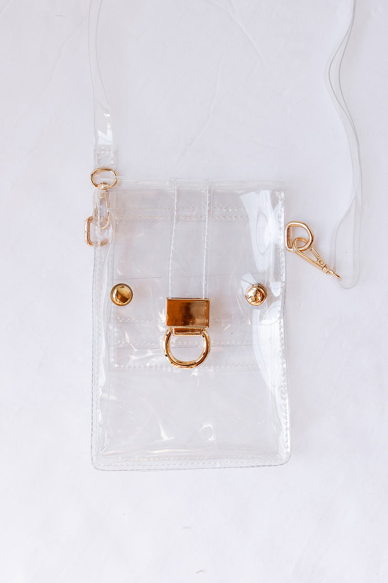 clear mini crossbody bag