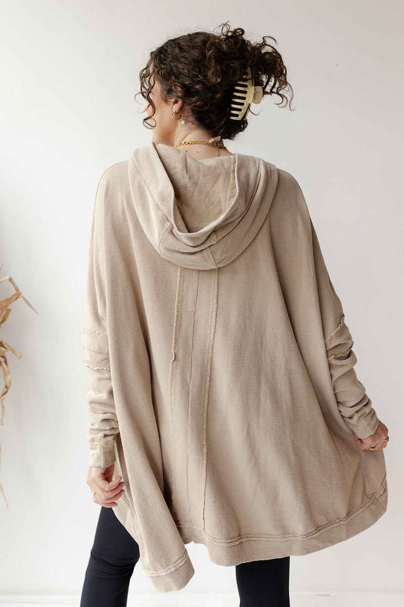 polly oversized poncho