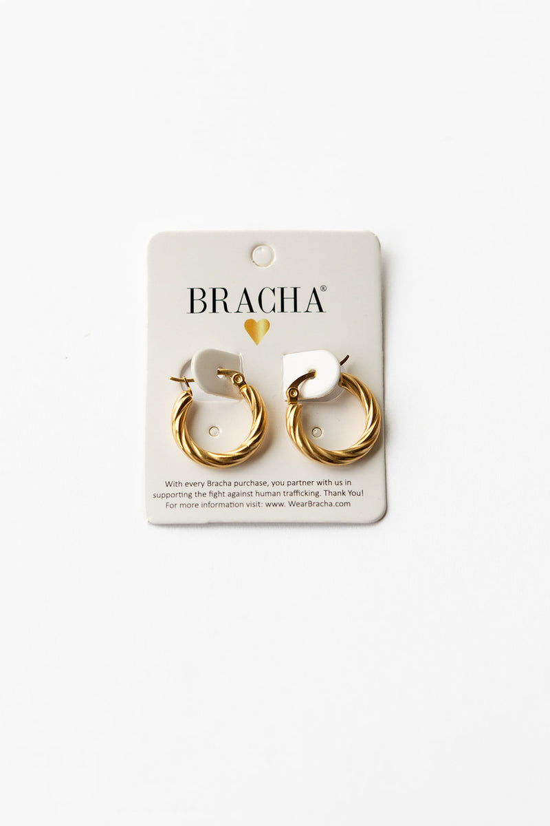 mode, tina hoops, small