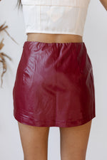 savannah leather skort