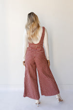 penelope houndstooth jumpsuit