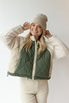 sutton sherpa quilted jacket