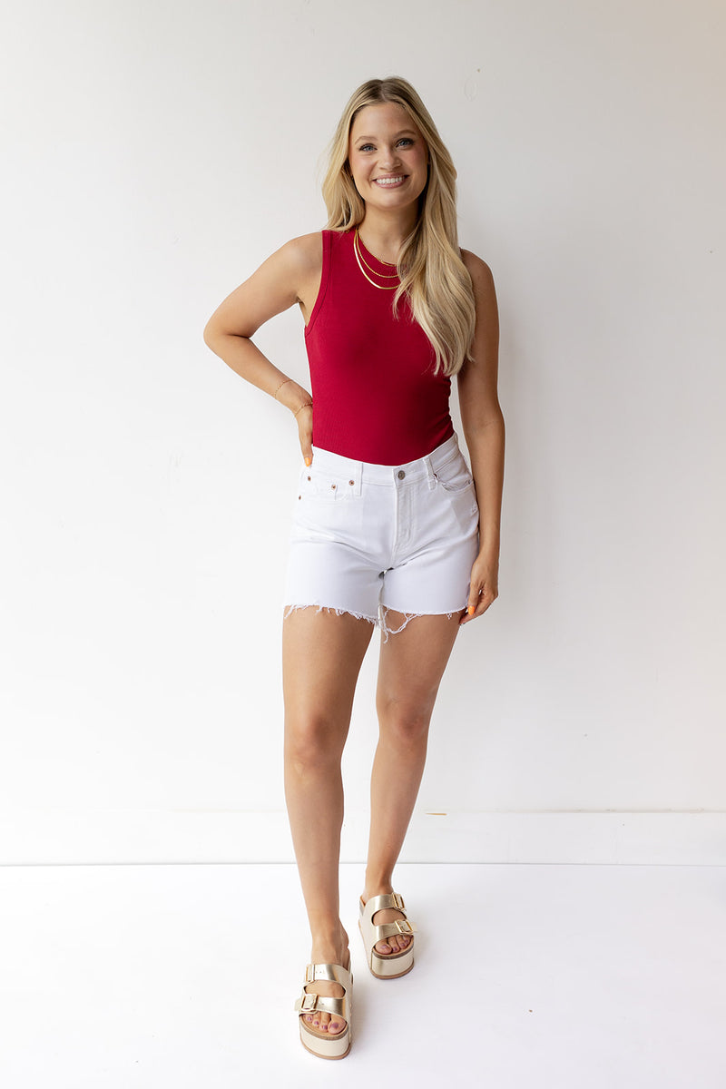 kennedy mid rise shorts