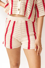 hailey knit sweater shorts