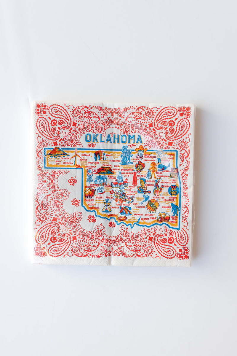 mode, Oklahoma napkins