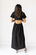 aubrey cut out maxi dress