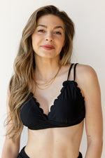 serena scallop bikini top