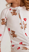 valentines teddy pajamas