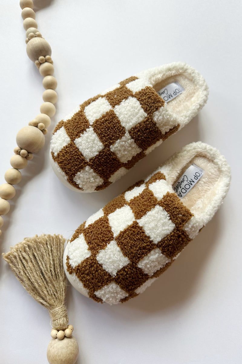 derby fleece slippers