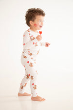 valentines teddy pajamas