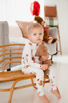 valentines teddy pajamas