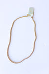 15" choker classic gold 3mm bead