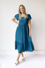 zahra ruffle maxi dress