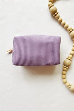 roux zip pouch, lilac