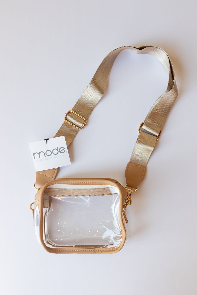 mode, clear game day shoulder bag